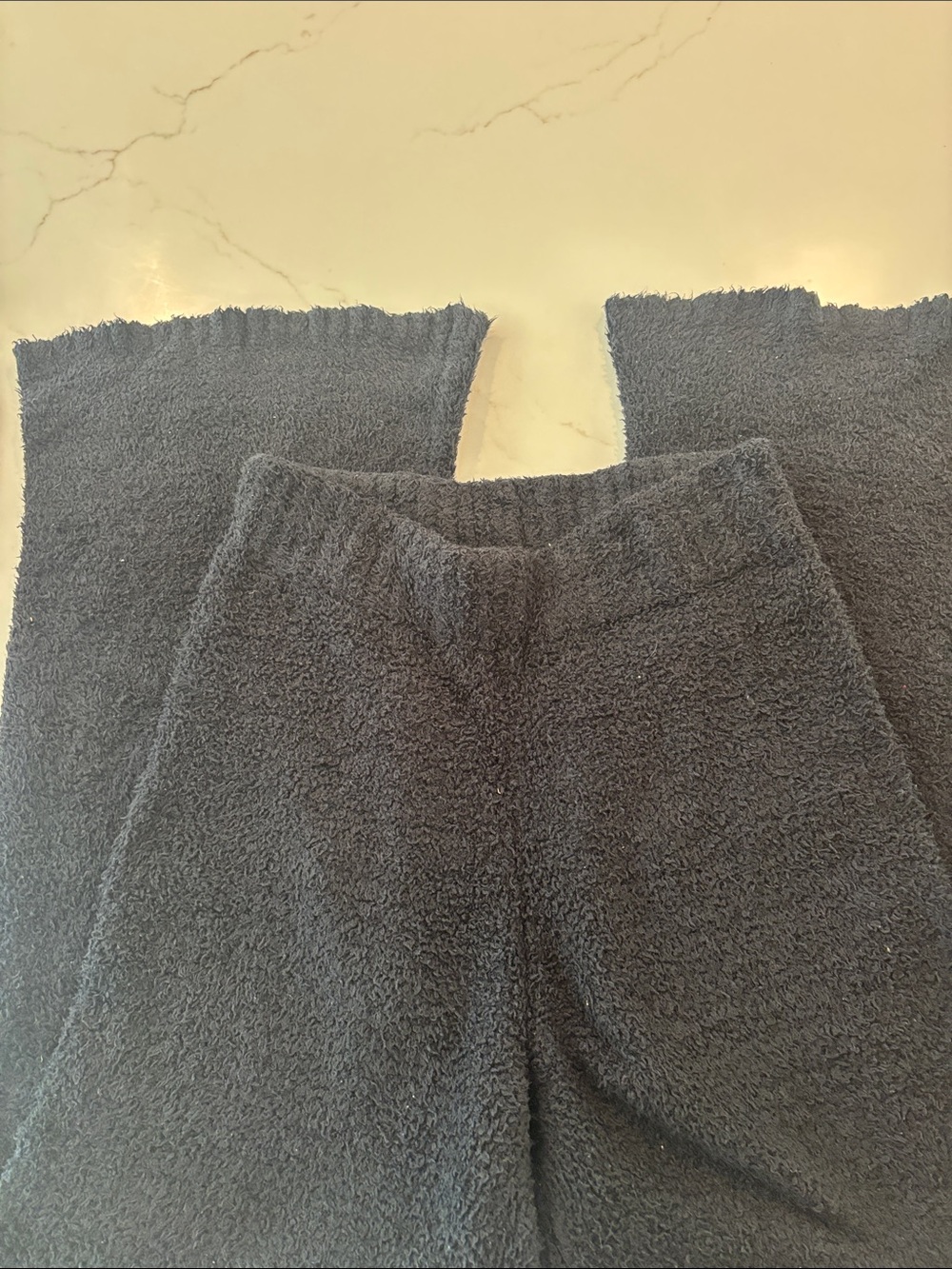 SKIMS Black Plush Lounge Pants